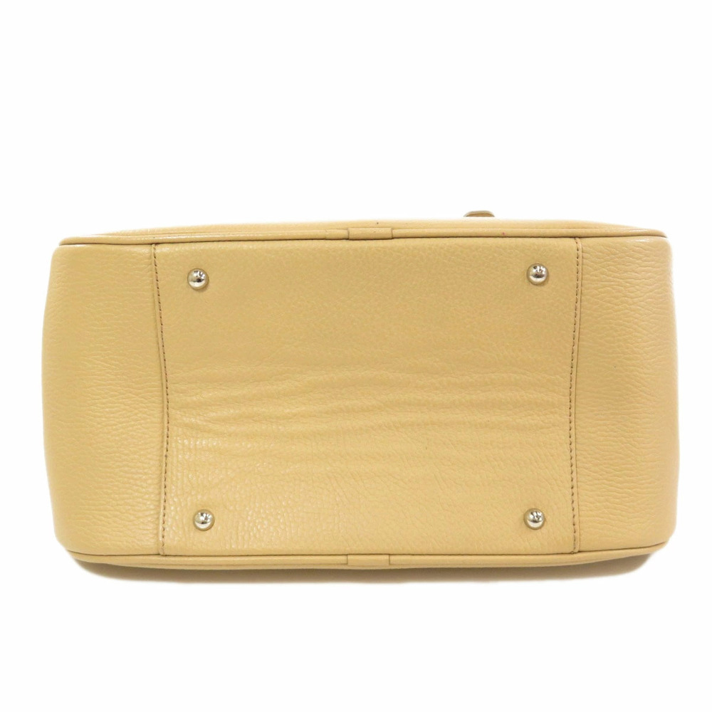 Burberry logo embossed leather handbag - Picture 4 of 11